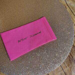 Betsey Johnson Hot Pink Sunglasses Pouch